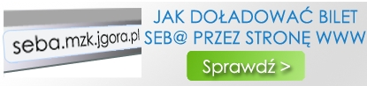 jak doładować bilet przez stronę www SEB@